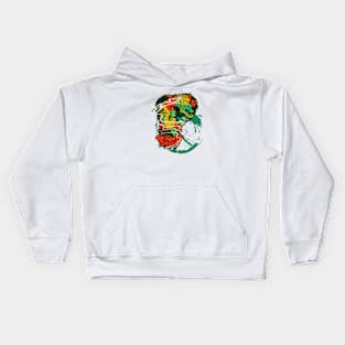 Vibrant Mystic Water Dragon Graphic Kids Hoodie